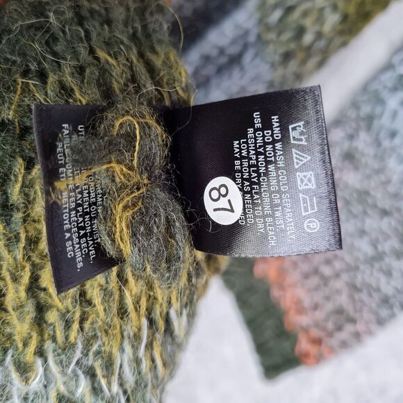 Anthropologie Duster Cardigan Womens OS Gray Striped Open Knit Lightweight - Picture 16 of 16